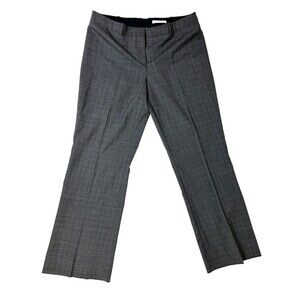 Hugo Boss Grey Plaid Wool Tulea Pants Slacks Trousers Career Workwear Womens 8